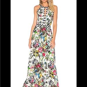 Parker Luella floral maxi dress XS
